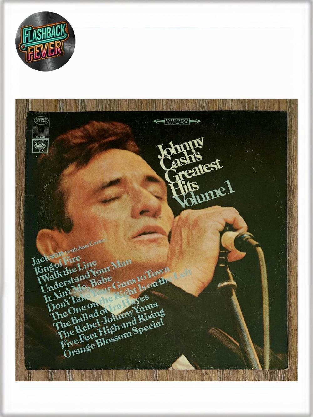 JOHNNY CASH'S•Greatest Hits (Volume 1) June 1967 US Stereo (CS 9478) Pitman, 1st
